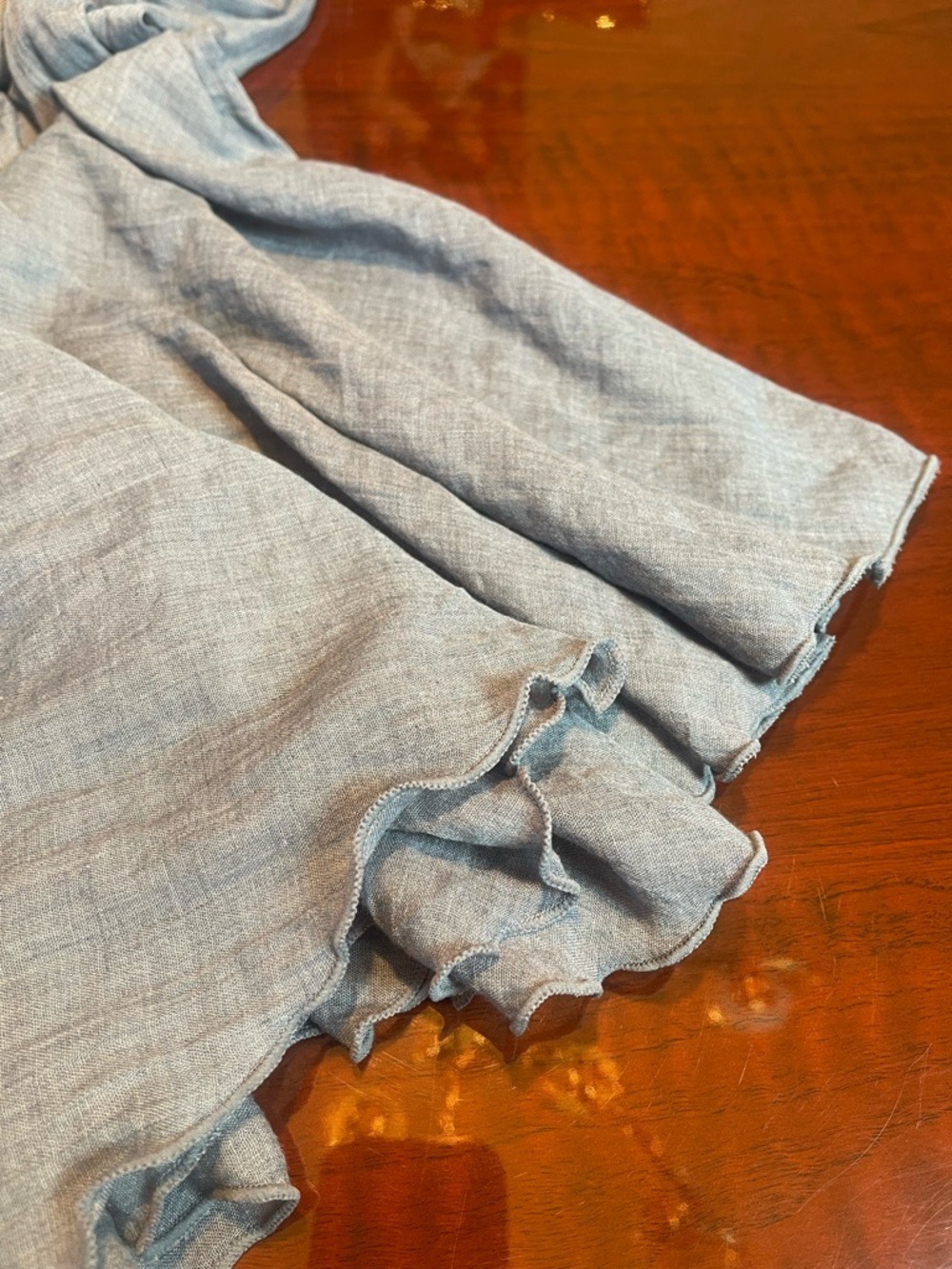Max Studio London Blue Maxi Skirt M NWT Coastal Grandmother Boho Airy Flowy - Picture 11 of 12